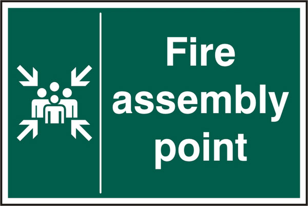 FIRE ASSEMBLY POINT SIGN - BSS12029