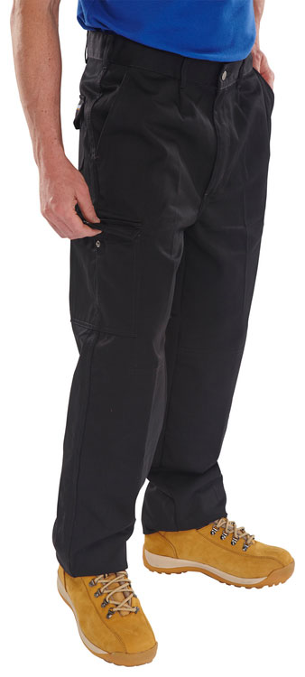 HEAVYWEIGHT DRIVERS TROUSERS - PCT9BL